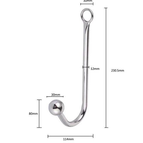 5334 Hook Anal and with Collar Elegant Beaded Cuffs 0706
